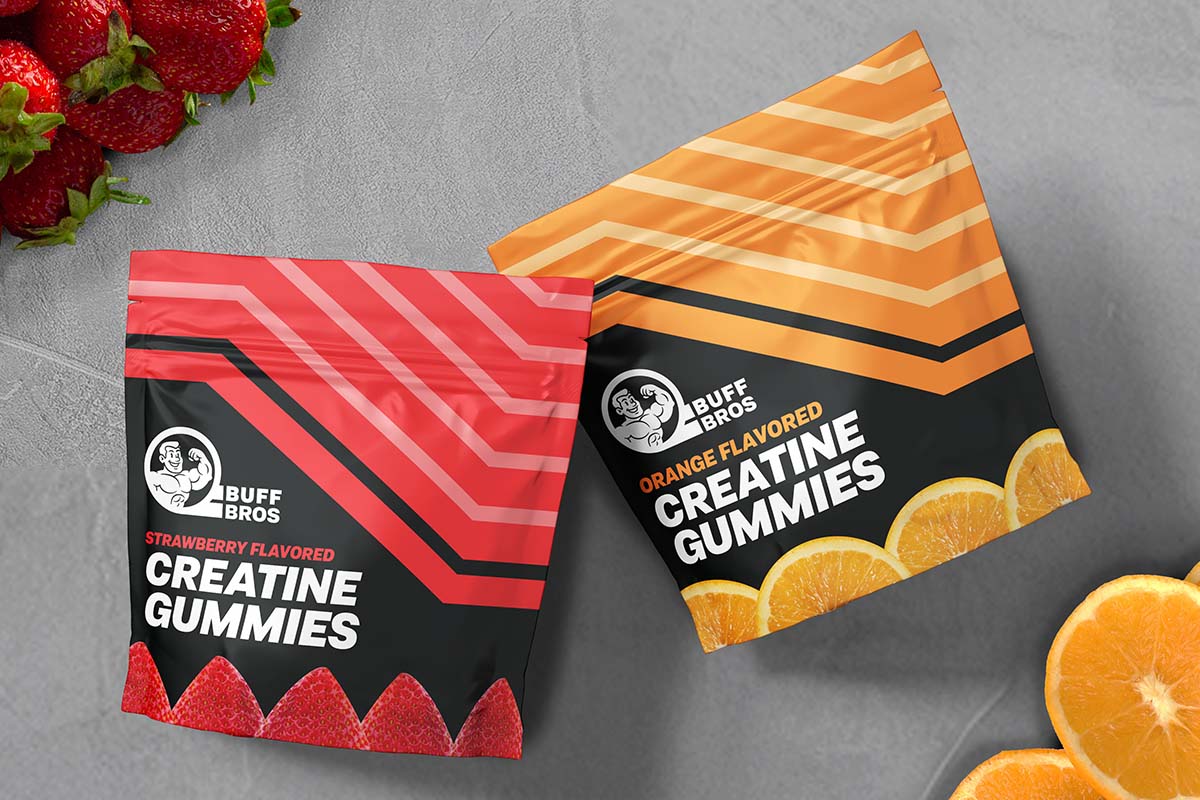 sports nutrition product packaging